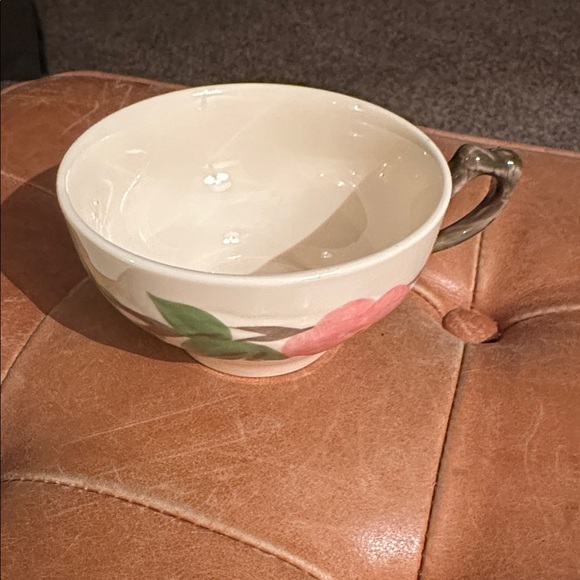 Franciscan Desert Rose Teacup & Saucer Set Pink & Green Cottage Core set6 - Picture 5 of 6